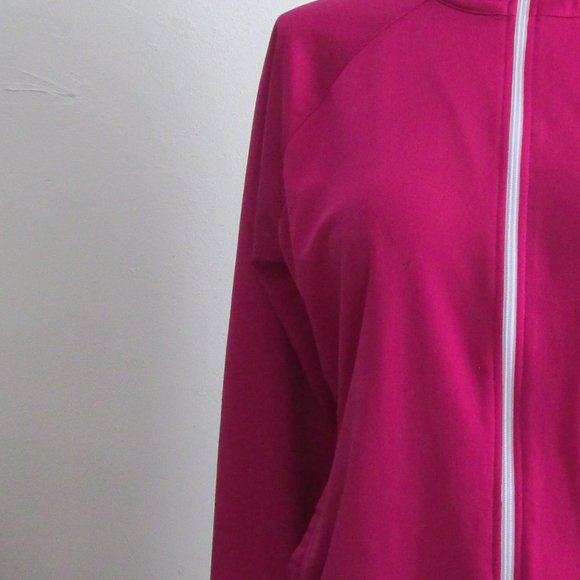 Adidas Raspberry Two-way Zip Jacket - Picture 5 of 6